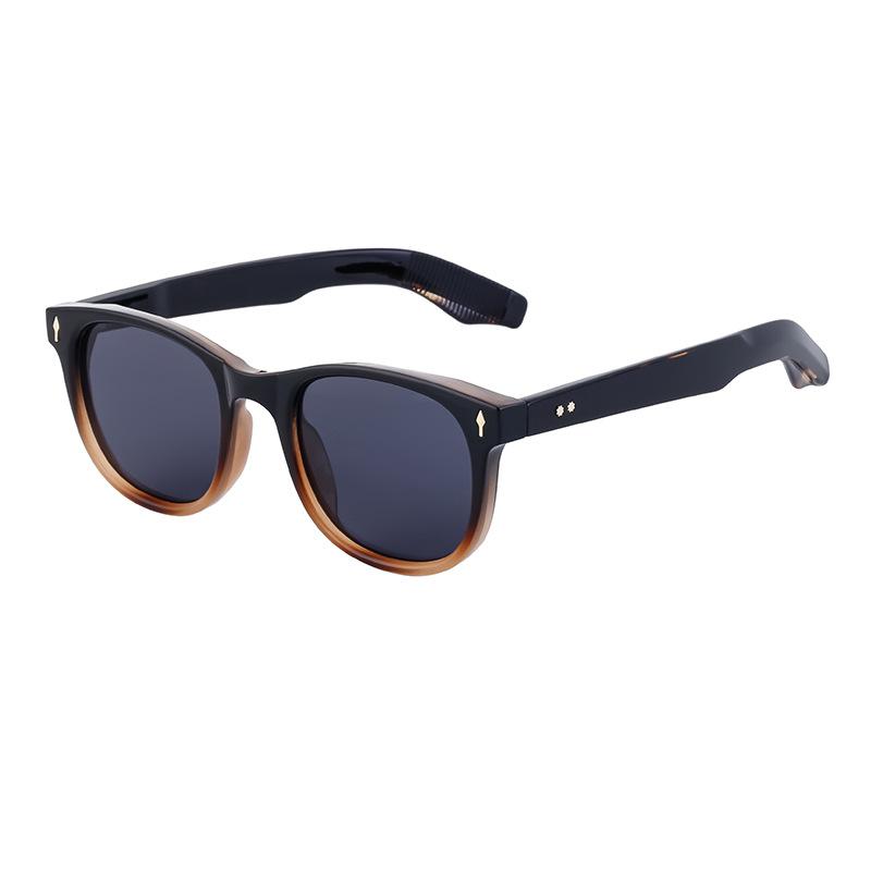 JYL TS Men's Square - Retro Driving Sun-Protective Trendy Sunglasses ZS-98139