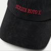 Series Vintage Washing Moto Embroidery Cap  Ssrax26111bkx 