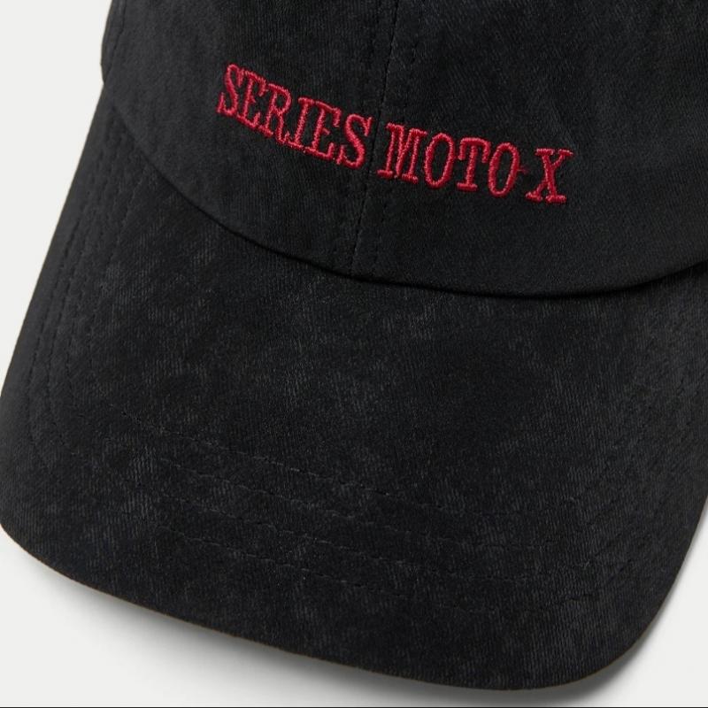 Series Vintage Washing Moto Embroidery Cap  Ssrax26111bkx 