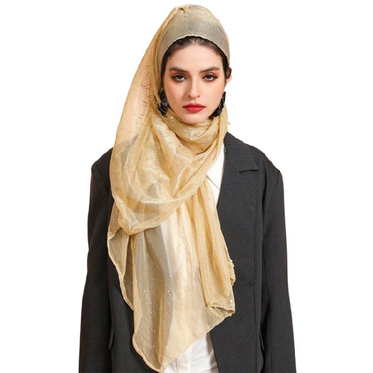 Fashionable Hijab Scarf Muslims Headscarf Turban Neck Wrap Rectangle Kerchief for Convenience and Comfortable Daily Use