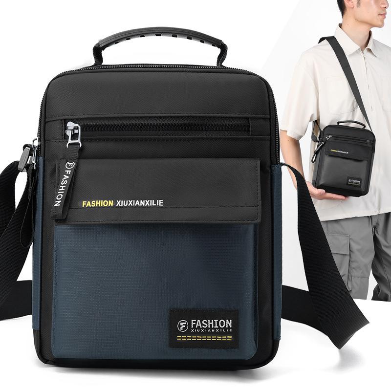 Crossbody Bag New Fashion Trend Casual Simple Shoulder Bag Simple Anti-splashing Men's Handbag Lightweight