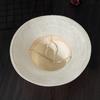 Elegant Women's Sun Hat with Bow & Faux Pearl Accents - Breathable, Wide Brim Straw Bucket Cap for Summer