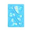 Holographic Resin Silicone Mold DIY Triangle Earrings Keychain Pendant Mould Light and Shadow Crystal Epoxy Molds Crafts