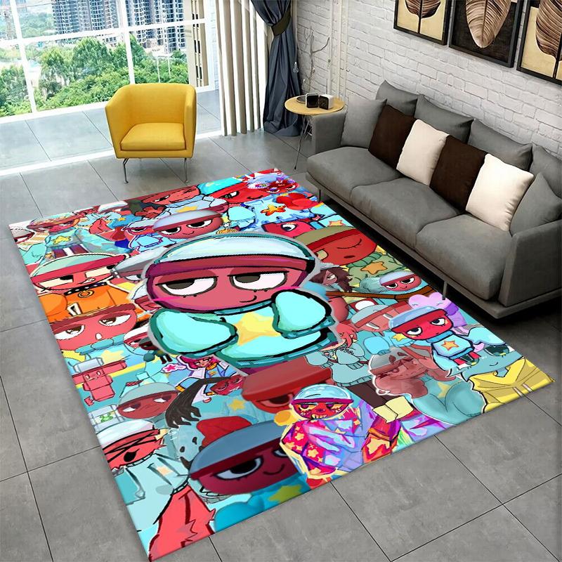 Игровой Коврик Dandy World Мультяшный Нескользящий Ковер для Гостиной, Спальни, Игровой Комнаты, Мягкий Ковер Напольный Коврик Домашний Декор Ковер Детская Комната 40x60cm
