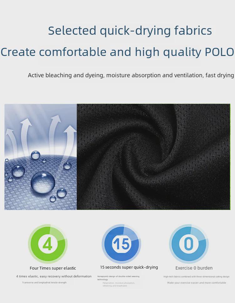 Summer Lapel Polo Shirt: 200g Quick-Drying, Solid Color, Perfect for Corporate Branding and Promotions