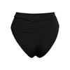 Women's Fashion Solid Colour Sexy  Back Ripple Pleated Shorts Swimming Shorts
