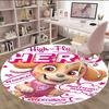 1pc Paw23 Carpet, Round Rug, Comfortable, Suitable for Entryways, Living Rooms, Office, And Bedrooms, Christmas Decoration