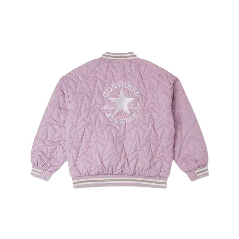 (WMNS) Converse Rpc Padded Baseball Jacket Asia Sizing 'Pink' Women's 10025223-A04