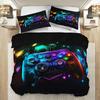 Fashion Cool Duvet Cover Set Colorful Gamepad Print Bedding Set Soft Comfortable Breathable Duvet Cover For Bedroom Guest Room