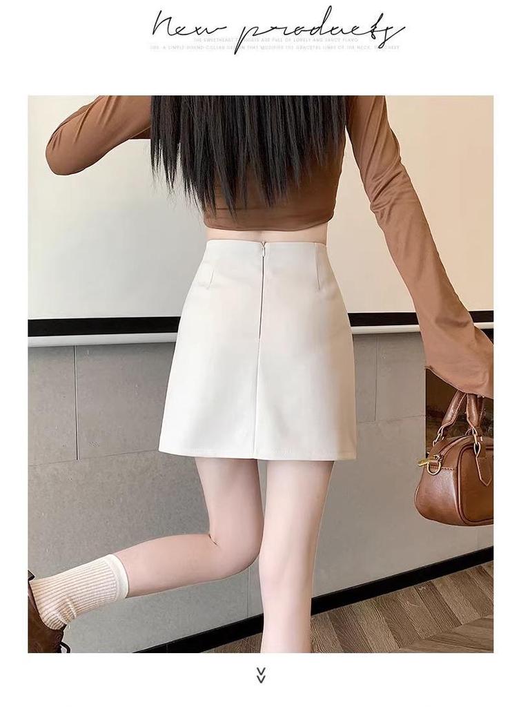 High-Waist Irregular A-Line Midi Skirt for Summer 2025 - Slimming & Versatile for Women