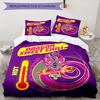 3pcs Takis Fuego Bedding Set Duvet Cover Closure Includes 1 Duvet Cover & 2 Pillowcases, Soft and Comfortable for All Seasons.
