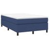 3120852 vidaXL Spring Bed Base Blue 120x200 Cm Fabric