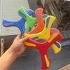 Children Outdoor Sport Flying Disc Soft Eva Touching Boomerang Return Dart Hand Throw Spinner Parent-Child Interactive Game Toys