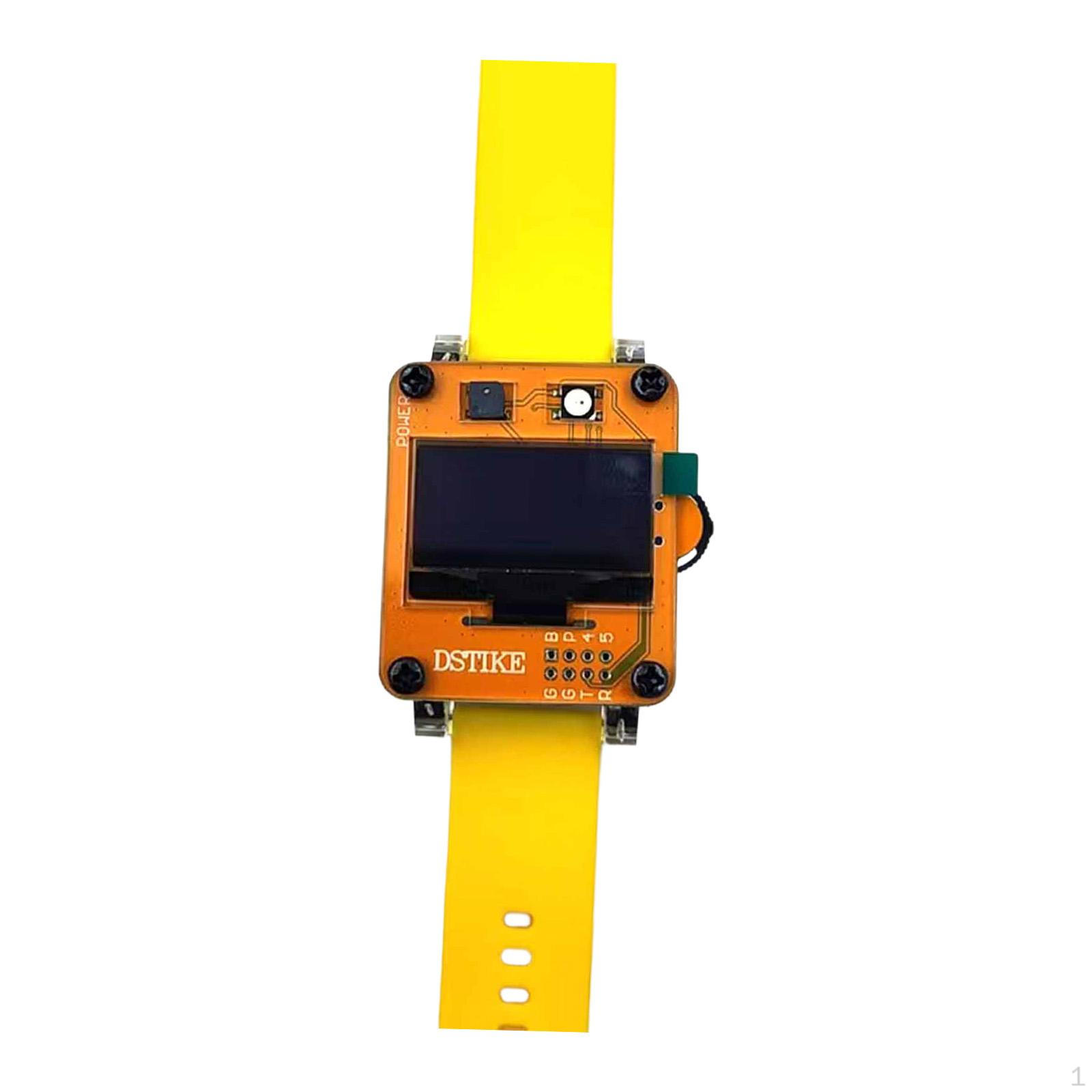 Deauther Smartwatch Плата для разработки Образовательный инструмент Защита Часы Тестирование Сетей для жёлтый