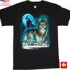 Trending Big and Tall T-shirt Wolves Wolf Moon Wolf Shirt Tee Shirt Tall Shirts Unisex T-Shirt