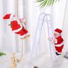 Cute Climbing Santa Santa Christmas Decor Climbing The Bead Curtain Xams Tree Pendants for Home Gifts Mall Christmas Dress Up