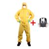 Kunze K4000 Chemical Protective Suit with Gas Mask & Face Shield - Radiation, Acid & Alkali Resistant