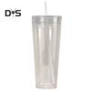 710ml Cute Water Cup Safe To Use Useful Coffee Water Cold Straw Cup with Lid