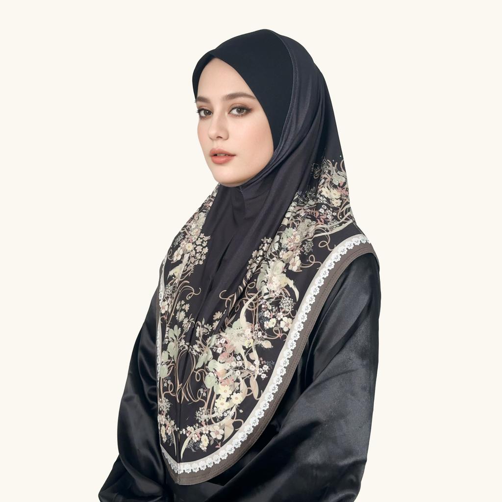 Malaysia Women Print Hijabs Shawl Arab Head Wrap Bonnet Long Scarf Scarves