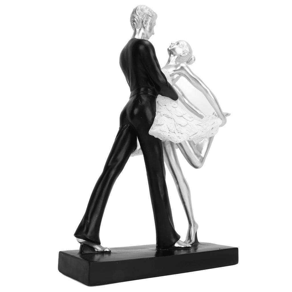 Tanzendes Paar Skulptur Modern Einfach Innovativ Harz Handgefertigt Tanzendes Paar Abstrakt Statue