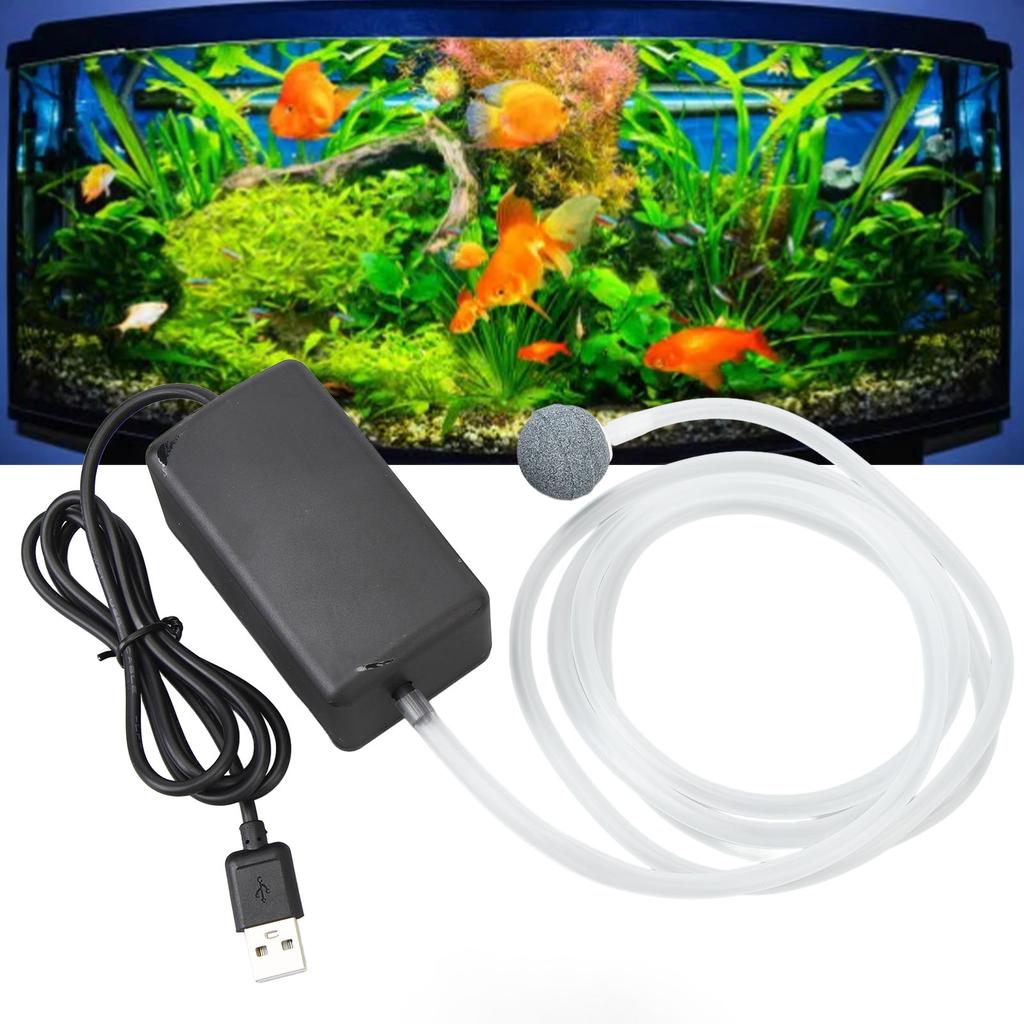 Fish Oxygen Pump High Efficiency Oxygenation IP65 Waterproof Portable Small Aquarium Quiet Oxygen Aerator Pump for Outdoor Fishing