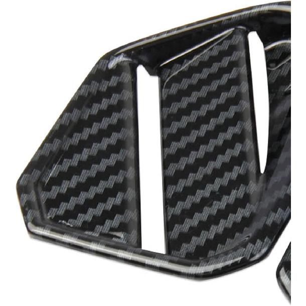 Carbon Fiber Air Vent AC Outlet Cover Trim Above Dashboard Accessories for Toyota Tundra 2022-2026 Sequoia 2023-2026