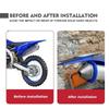 Protetor de escapamento de silicone universal para motocicletas Fácil instalação Acessórios para motocicletas