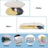 5PCS Vacuum Storage Bags for Clothes,Bedding,Space Saving Bags Storage Vacuum Seal Packet,Folding Compressed Organizer Bag