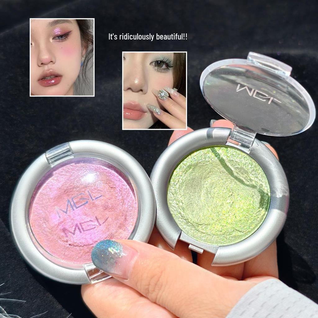 MGL Light Rhythm Shimmering Eyeshadow Palette – Pearlescent Polarized Highlight & Under-eye Glow