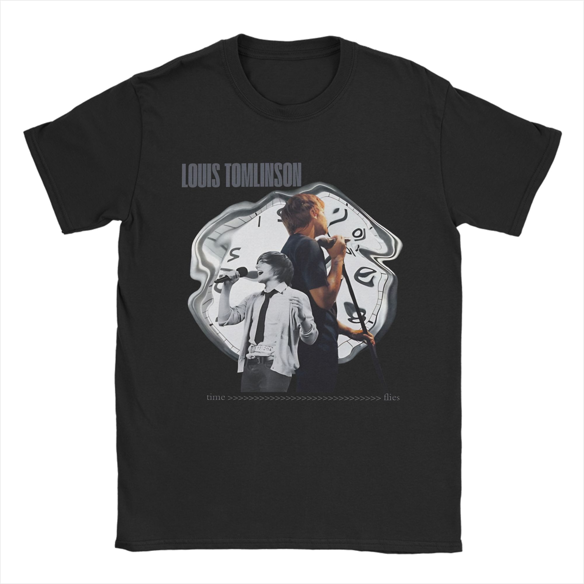 

Men TShirts Louis Tomlinsons Vintage 100 Cotton Tee Shirt Short Sleeve T Shirts Crew Neck Tops Gift Idea 4XL