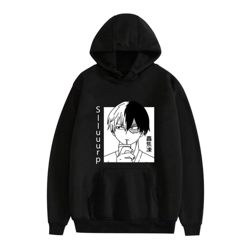 Unisex Anime Hoodie MHA Bakugou Katsuki Autumn Winter Fashion Hoodie Cospay Costume Pullover Oversize Sweatshirt Sweatshirt