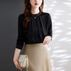 Camicia Professionale da Donna a Maniche Lunghe con Collo Alto Teluoman