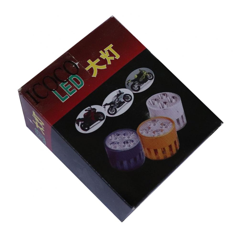 Motorcycle Headlight 12V-85V 20W White Super Bright 4LED Working Spotlight Motorbike Fog Lamp Modified Auxiliary Bulbs