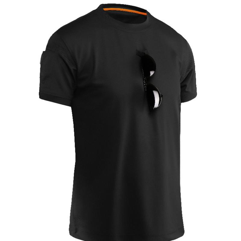 IELGY Outdoor T-shirt Men's Loose Large Size Casual Short-sleeved Stretch And Quick-drying Camouflage Training T-shirt Outdoor Short-sleeved Men