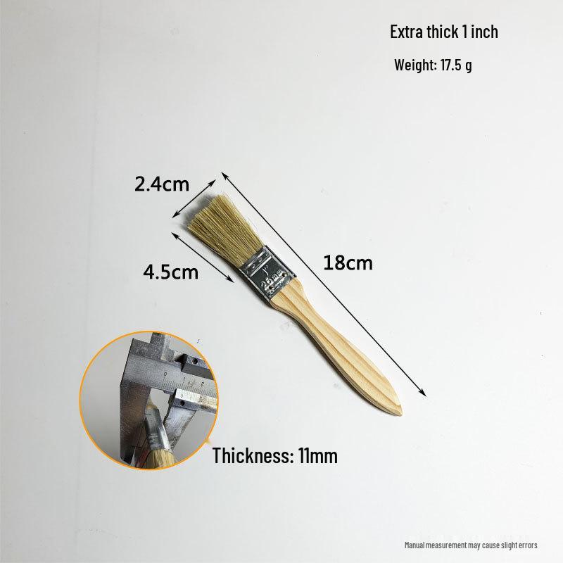 Multi-Purpose Bristle Brushes: Industrial Glue, Barbecue, Household, Hard/Soft Bristles for Cleaning & Dust Removal