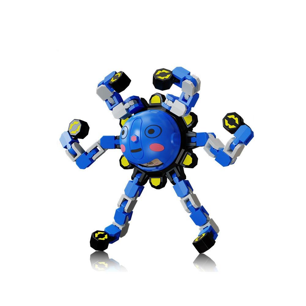 Plastics Fingertip Versatile Chain Face Changing Transformable Fidget Spinners  Party Favors