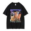 Professional Pussy Eater Funny Cat Lover Tee Shirt Men's Women's Casual Fashion Clothing T-shirt Unisex Oversized T Shirts