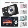 High-Definition Dual CCD Retro Mini SLR Camera for Photos and Videos