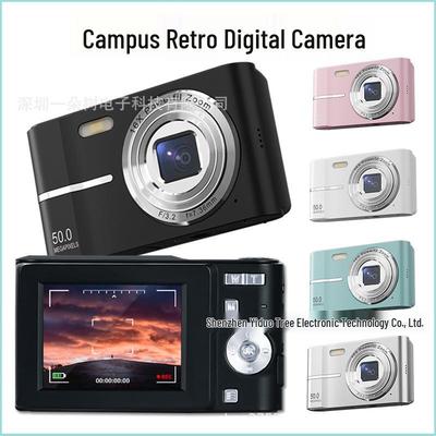 High-Definition Dual CCD Retro Mini SLR Camera for Photos and Videos