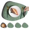 Nordic Water Drop Placemat - Waterproof, Oil-Proof, Heat-Resistant Dining Table Mat for Home, Restaurant, or Hotel Use.