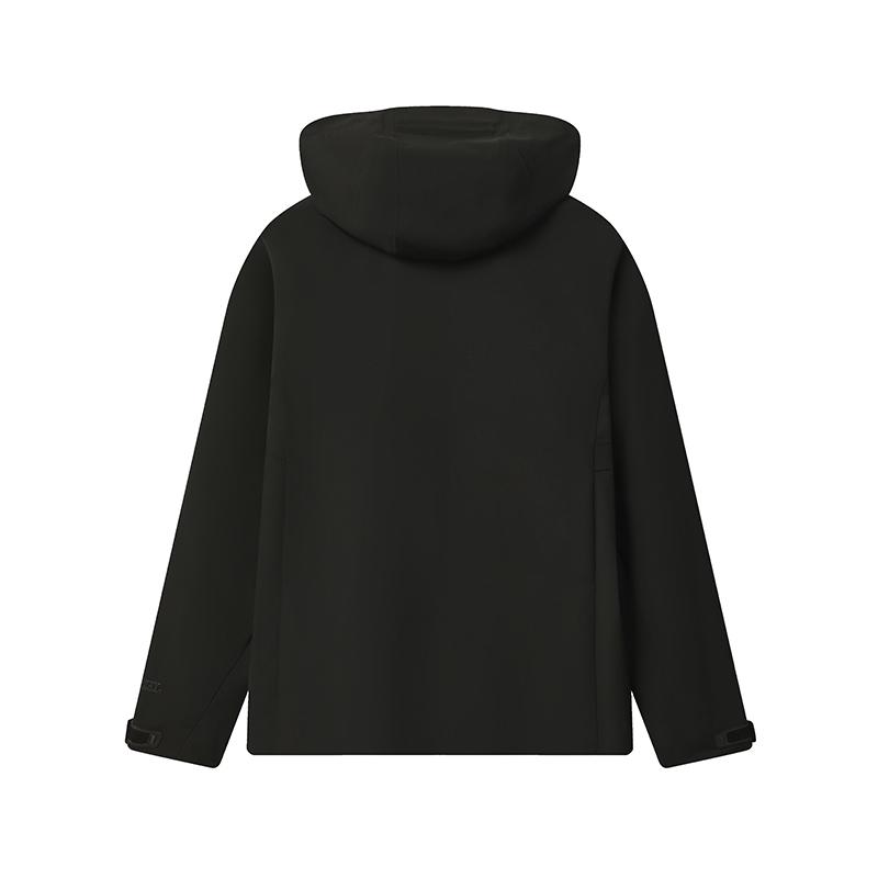 Fila Blue Fashion Trend Classic Versatile Woven Hooded Jacket Men Jackets F11M542711FBK