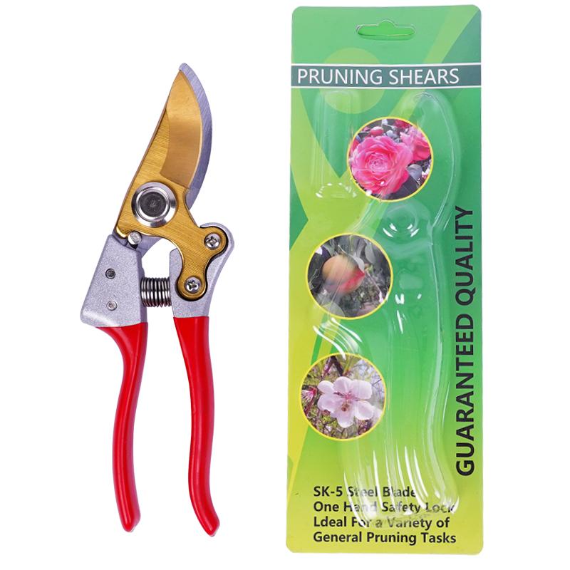 Jingdian V11 Pruning Shears Branch Trimmers Fruit Tree Pruning Shears Specialised Garden and Horticultural Shears (as the picture,Red)