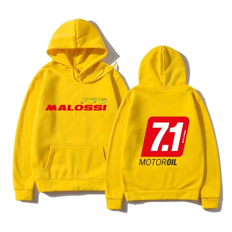 Malossi Theme Hoodie Men Women Sweatshirt Print Unisex Streetwear Hip Hop Style Autumn Winter Fashion Hip Hop Tops Clothes Male