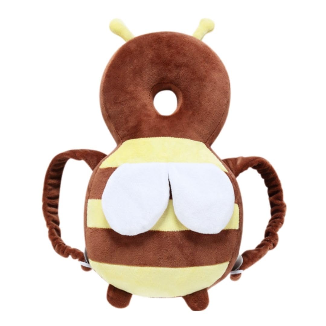 

no 2025 Edition Baby Backpack with Head Baby Head Guard Mesh Material [Kurashi Shoten] Anti-Fall Boo-Boo Sound, Guard, Helmet, Cushion, Bee-Shaped чёрный