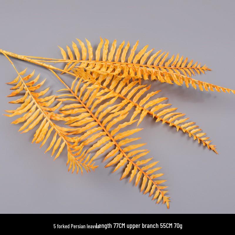 Wedding Aisle Decor: Orange Artificial Hydrangea Bouquet