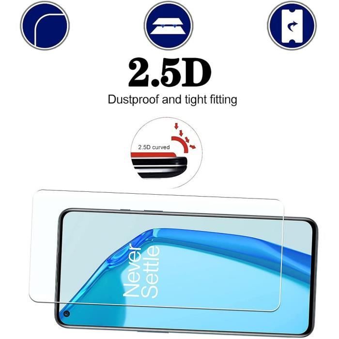 Film de protection - E.F.CONNECTION - One Plus 9 - Pack de 4 - Verre trempé - Haute résistance