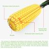 Dog Chew Toys, Puppy Toothbrush Clean Teeth Interactive Corn Toys, Dog Toys Aggressive Chewers Meduium Large Breed Vocal Teether