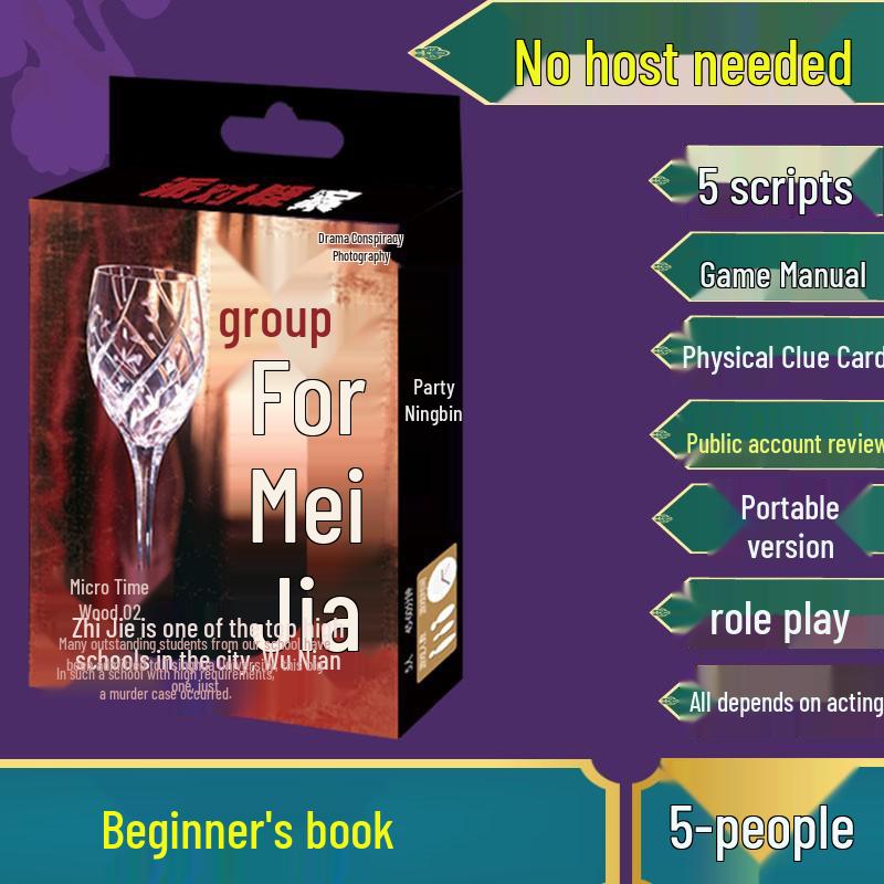 Forbidden City Murder Mystery: Home Party Role-Playing Game