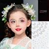 Aurora Butterfly Rhinestone Face Stickers for Children's Stage Makeup