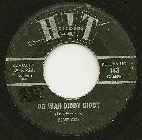 

7-дюймовая пластинка БОББИ КЭШ / БОББИ БРУКС - Do Wah Diddy Diddy / It Hurts To Be 143 HIT 1964 США Рок Б/У